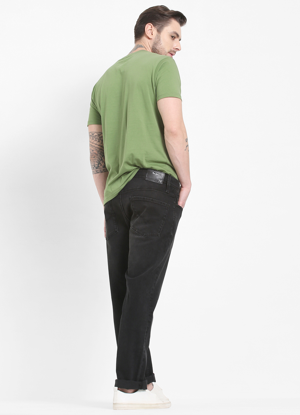 Cash Straight Fit Mid Waist Straight Leg Jeans, , large image number 1