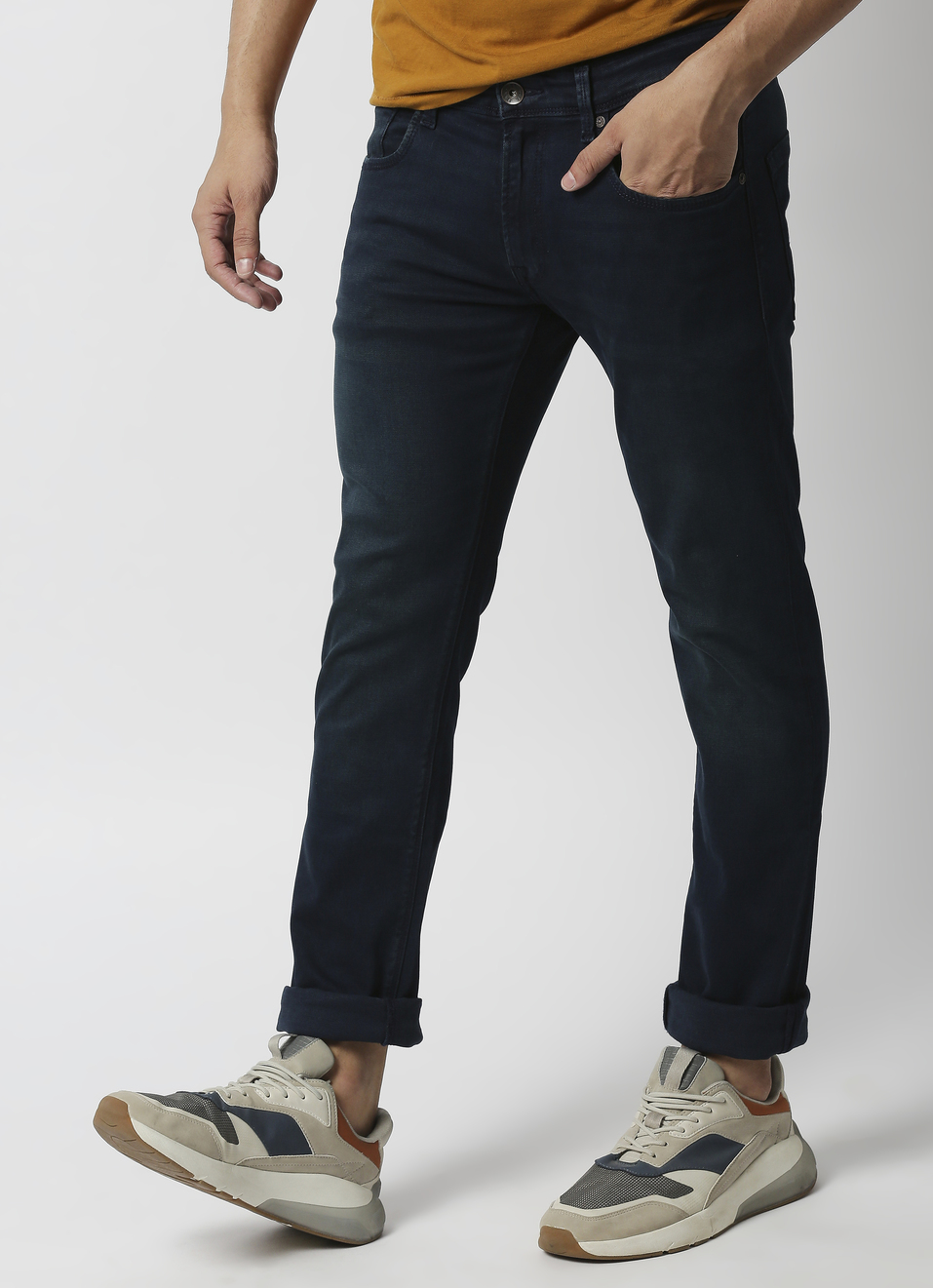Vapour Slim Fit Mid Waist Jeans, , large image number 2