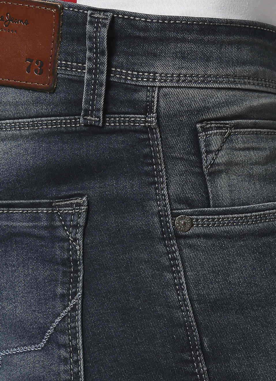 Vapour Slim Fit Mid Waist Jeans, , large image number 3