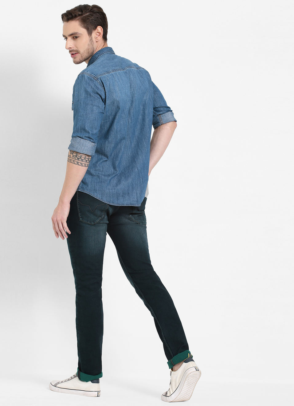 Vapour Slim Fit Mid Waist Jeans, , large image number 2