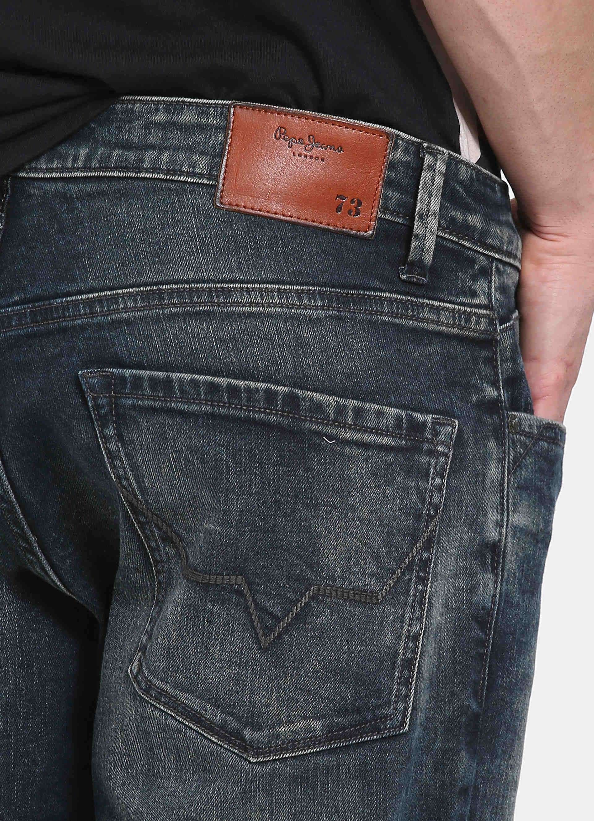 Holborne Regular Fit Mid Waist Straight Leg Jeans, , large image number 4