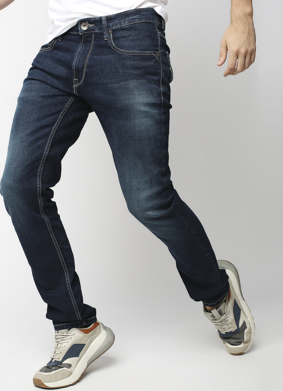 Vapour Slim Fit Mid Waist Jeans, , large image number 2