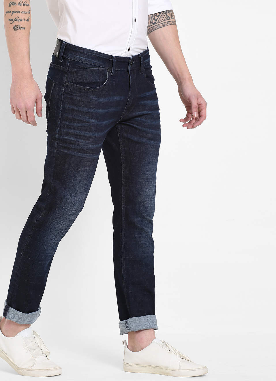 Tapered Vapour Tapered Fit Low Waist Jeans, , large image number 6