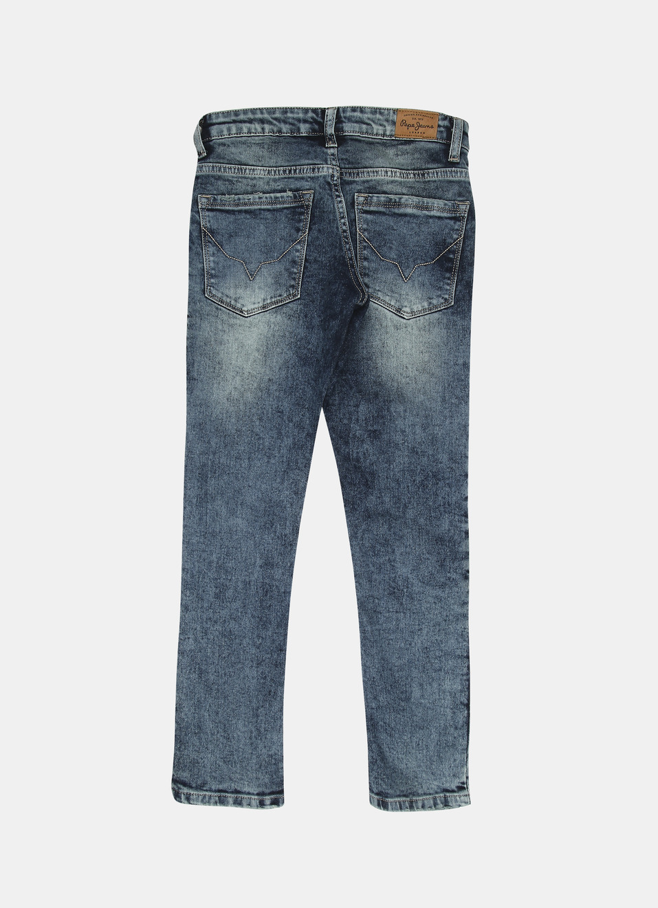 Cashed Slim Fit Mid Waist Straight Leg Jeans, , large image number 1