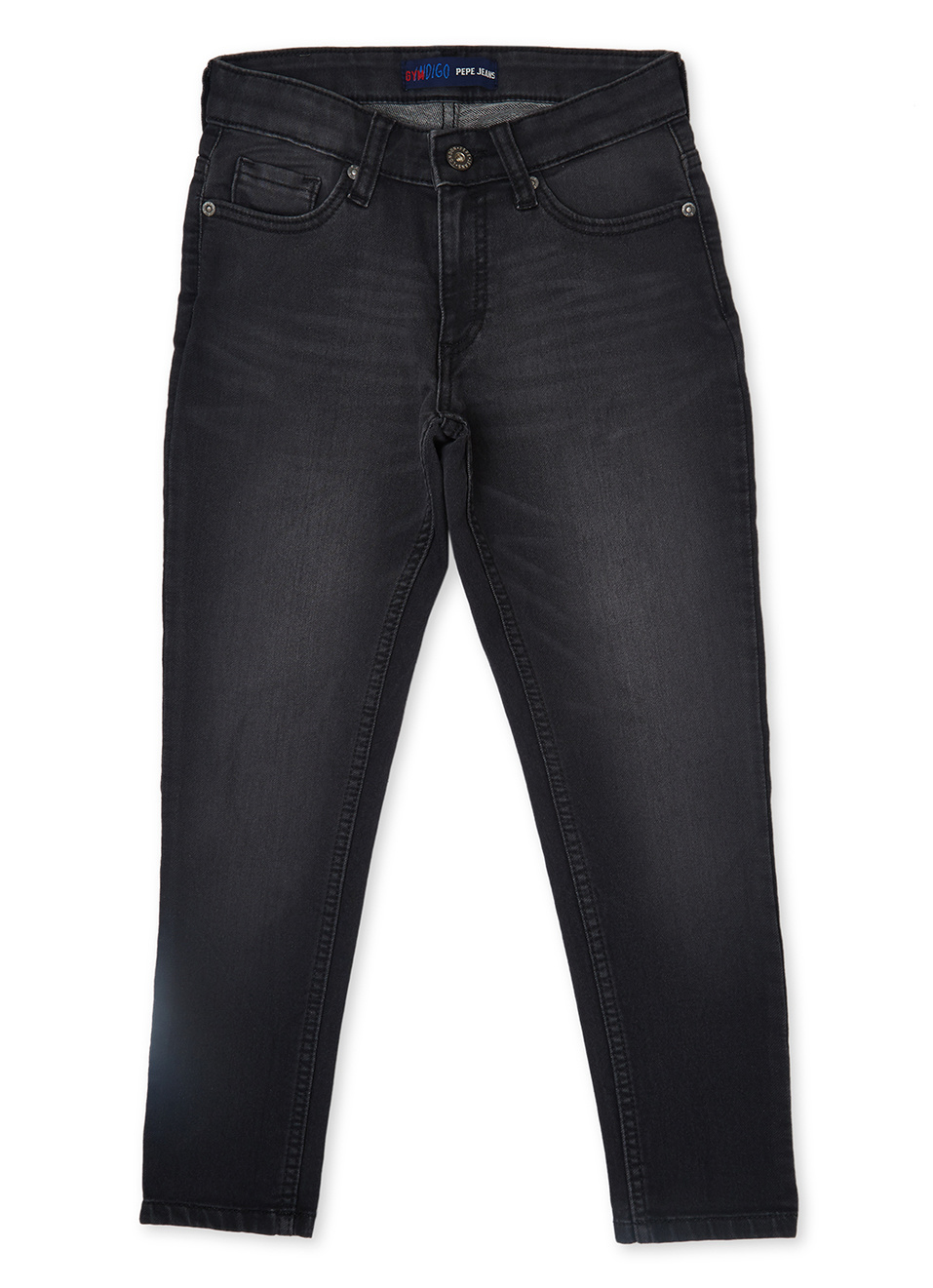 Cashed Slim Fit Mid Waist Straight Leg Jeans, , large image number 0