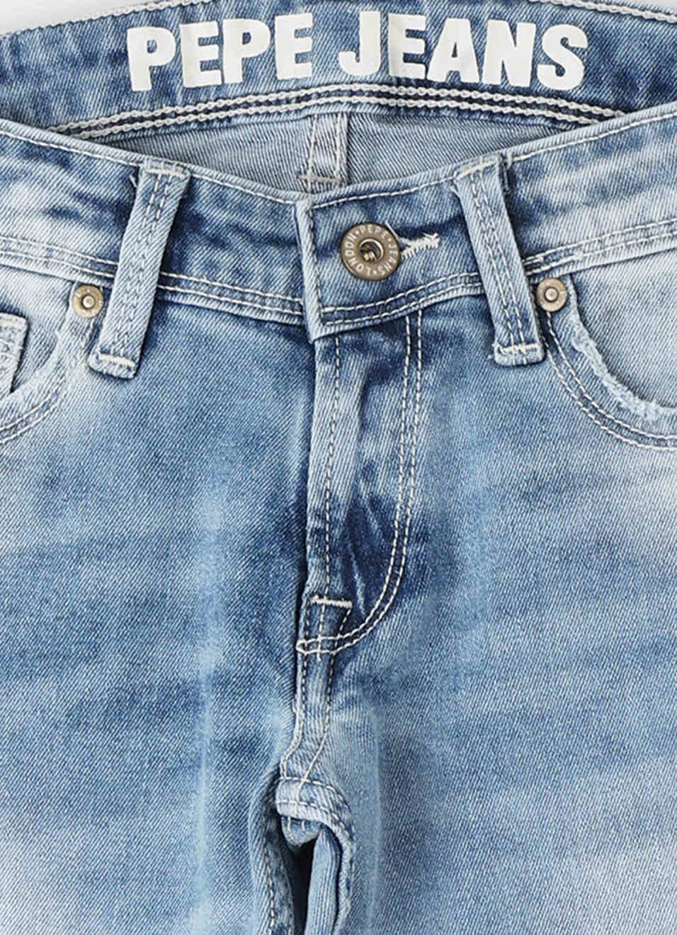 Cashed Slim Fit Mid Waist Straight Leg Jeans, , large image number 2