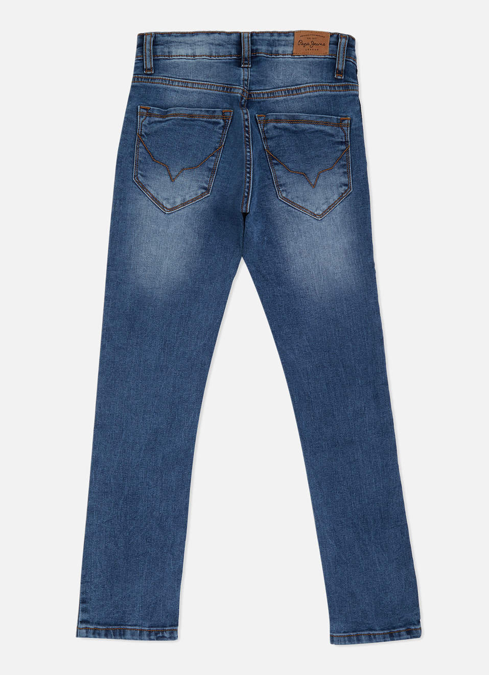 Cashed Slim Fit Mid Waist Straight Leg Jeans, , large image number 1