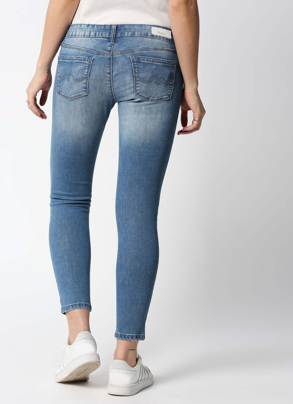 Lola Skinny Fit Mid Waist Jeans , , large image number 2