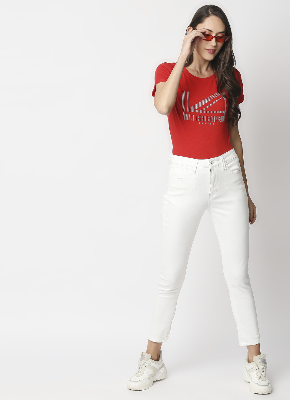 Dion Skinny Fit High Waist Jeans , , large image number 2