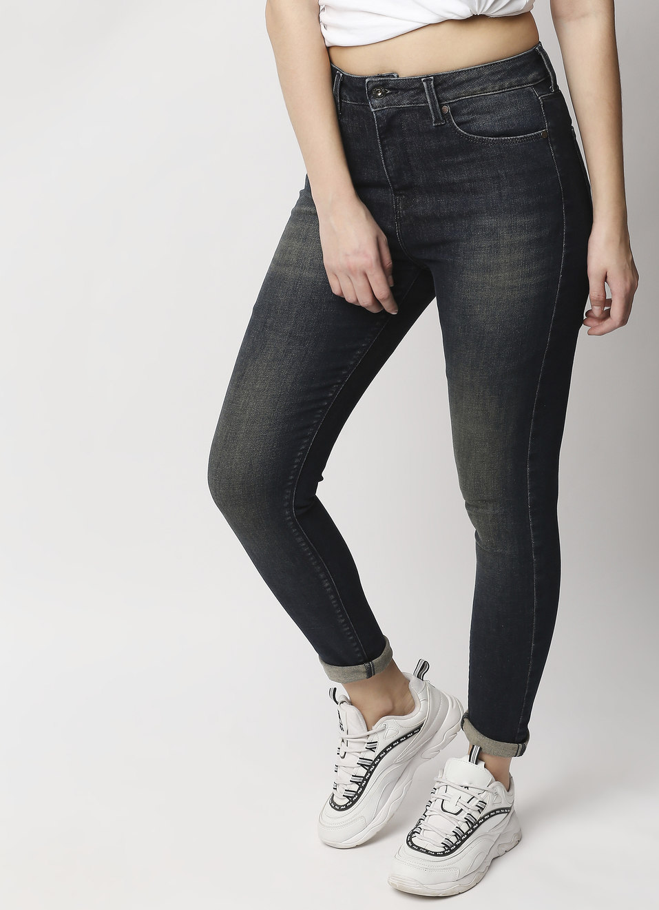 Dion Skinny Fit High Waist Jeans , , large image number 2