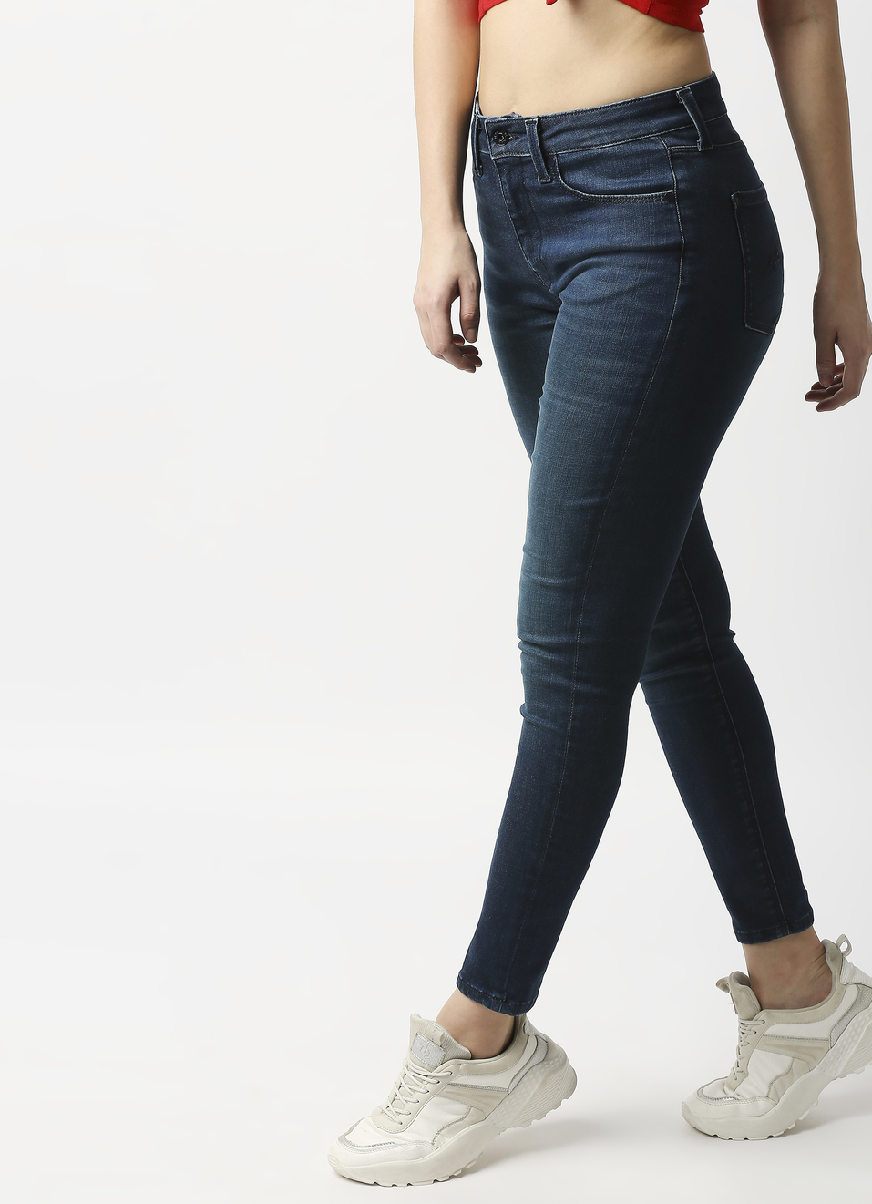 Dion Skinny Fit High Waist Jeans , , large image number 2