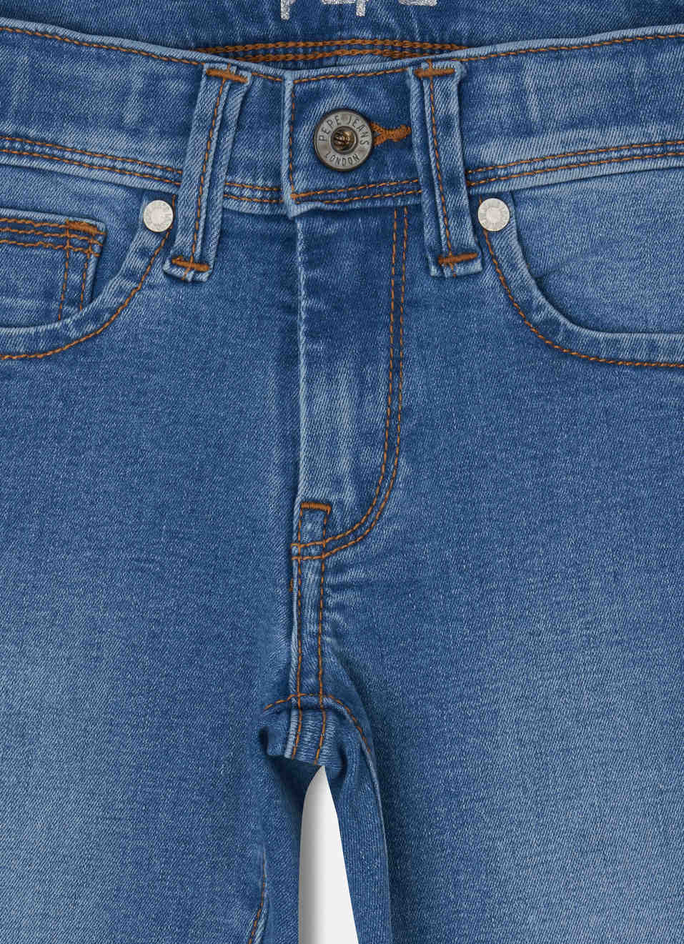 Pixellete Skinny Fit Mid Waist Jeans, , large image number 2