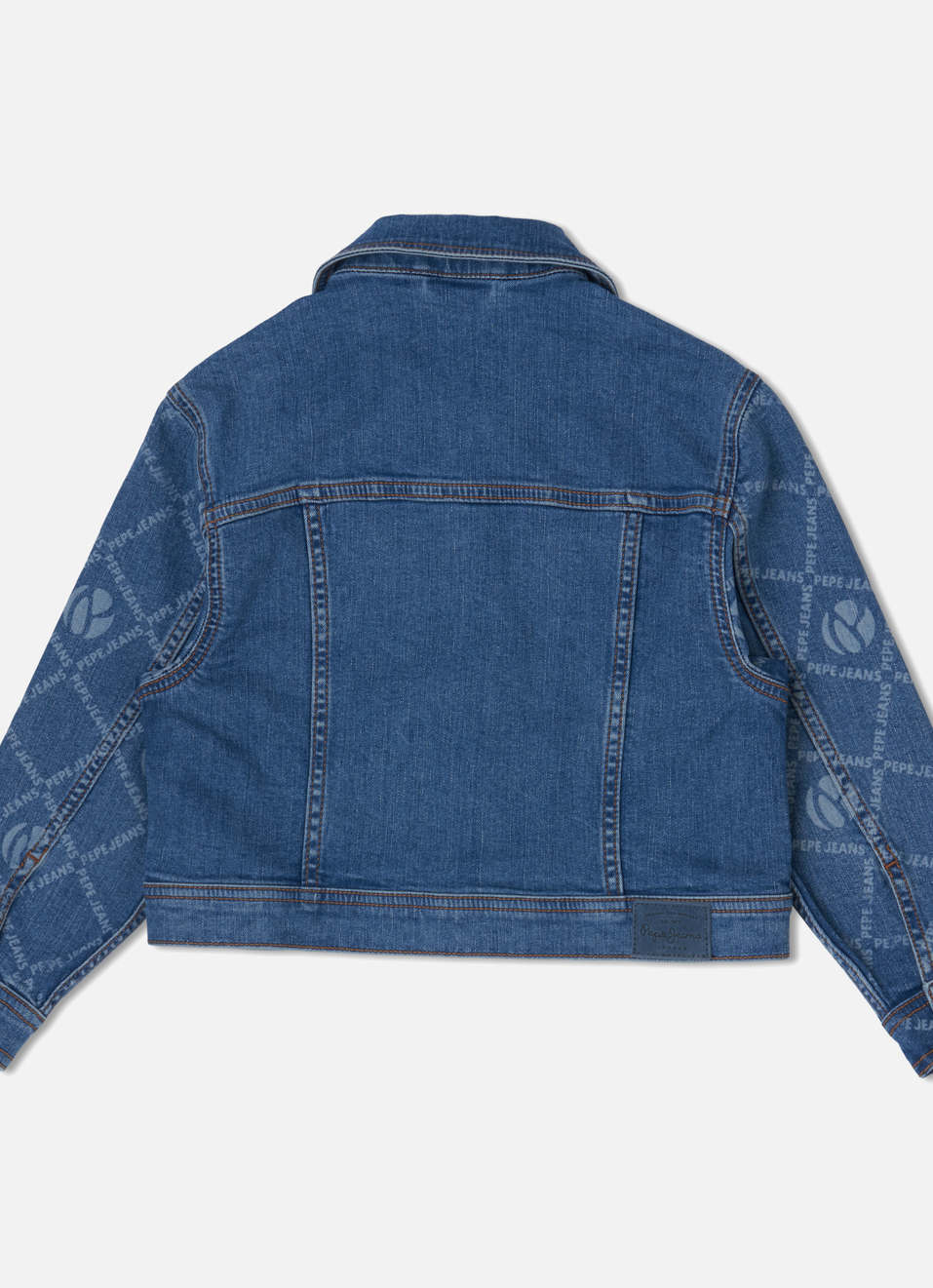 Lazer Printed Denim Jacket, , large image number 1