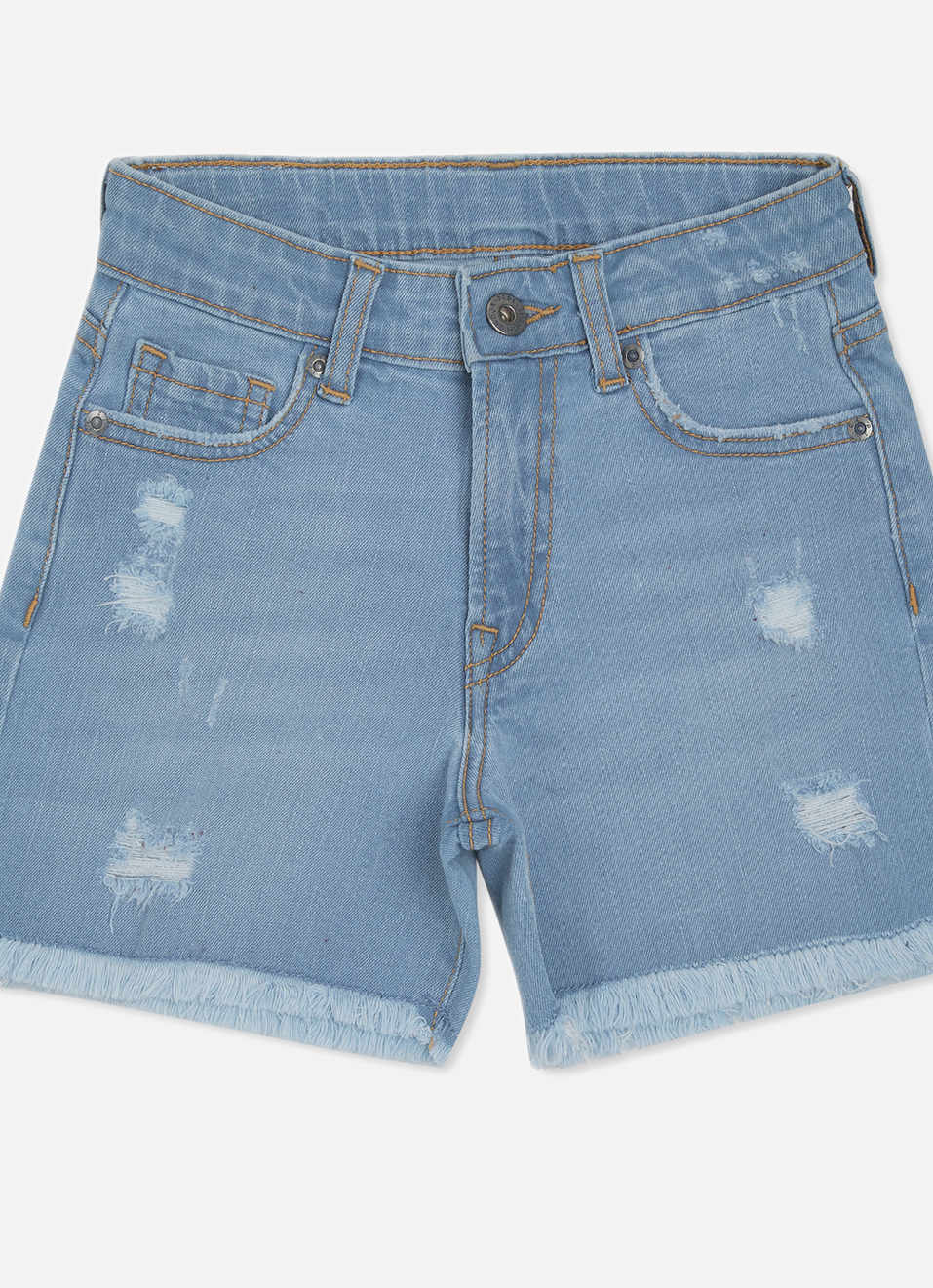 Amber_Regular Fit High Waist Distressed 