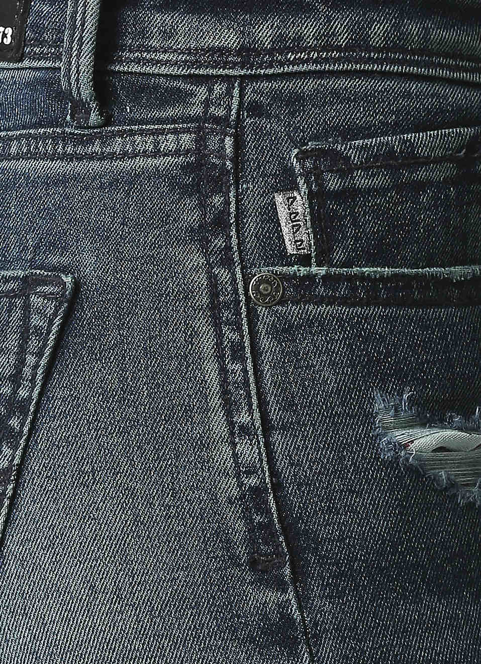  Dion Straight Cropped Fit High Waist Ankle Length Jeans , , large image number 3