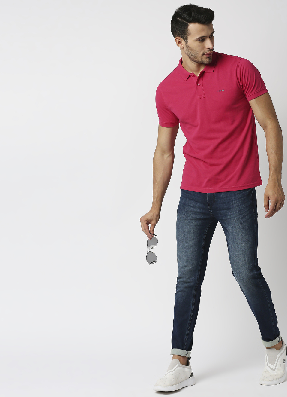 CHINOX Mid Rise Jeans, Dark Used Knitted Denim, , large image number 3