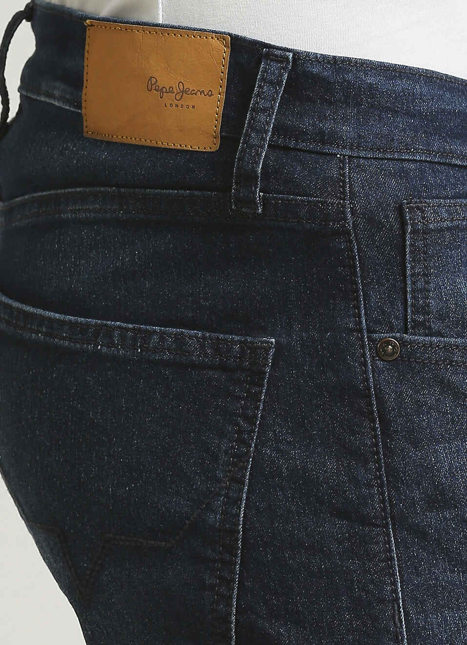 Men Dark Blue Slim Fit Stretchable Jeans, , large image number 4