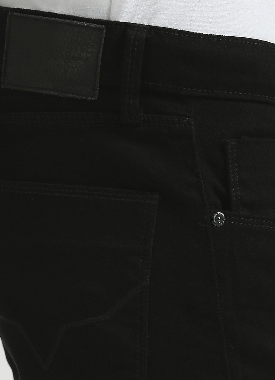 Vapour Black Mid Rise Slim Fit Jeans, , large image number 4
