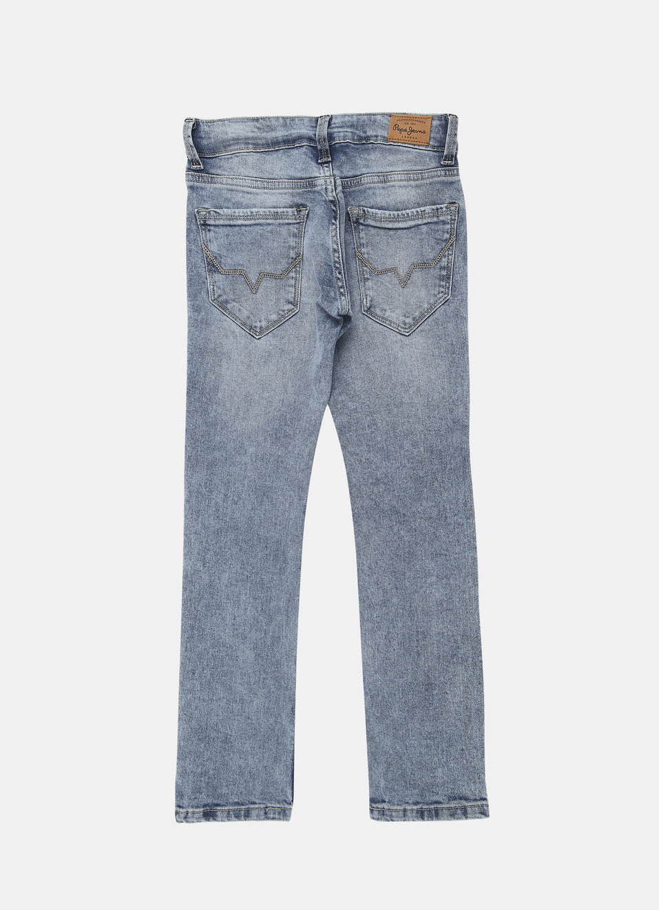 Cashed Slim Fit Mid Waist Straight Leg Jeans, , large image number 1