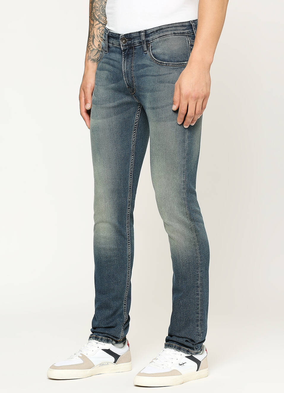 Vapour Slim Fit Mid Waist Jeans, , large image number 6