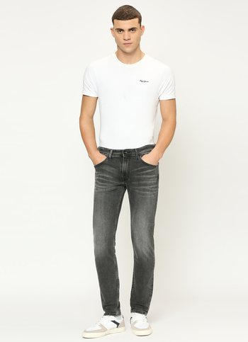 Tapered Vapour Fit Low Waist Jeans