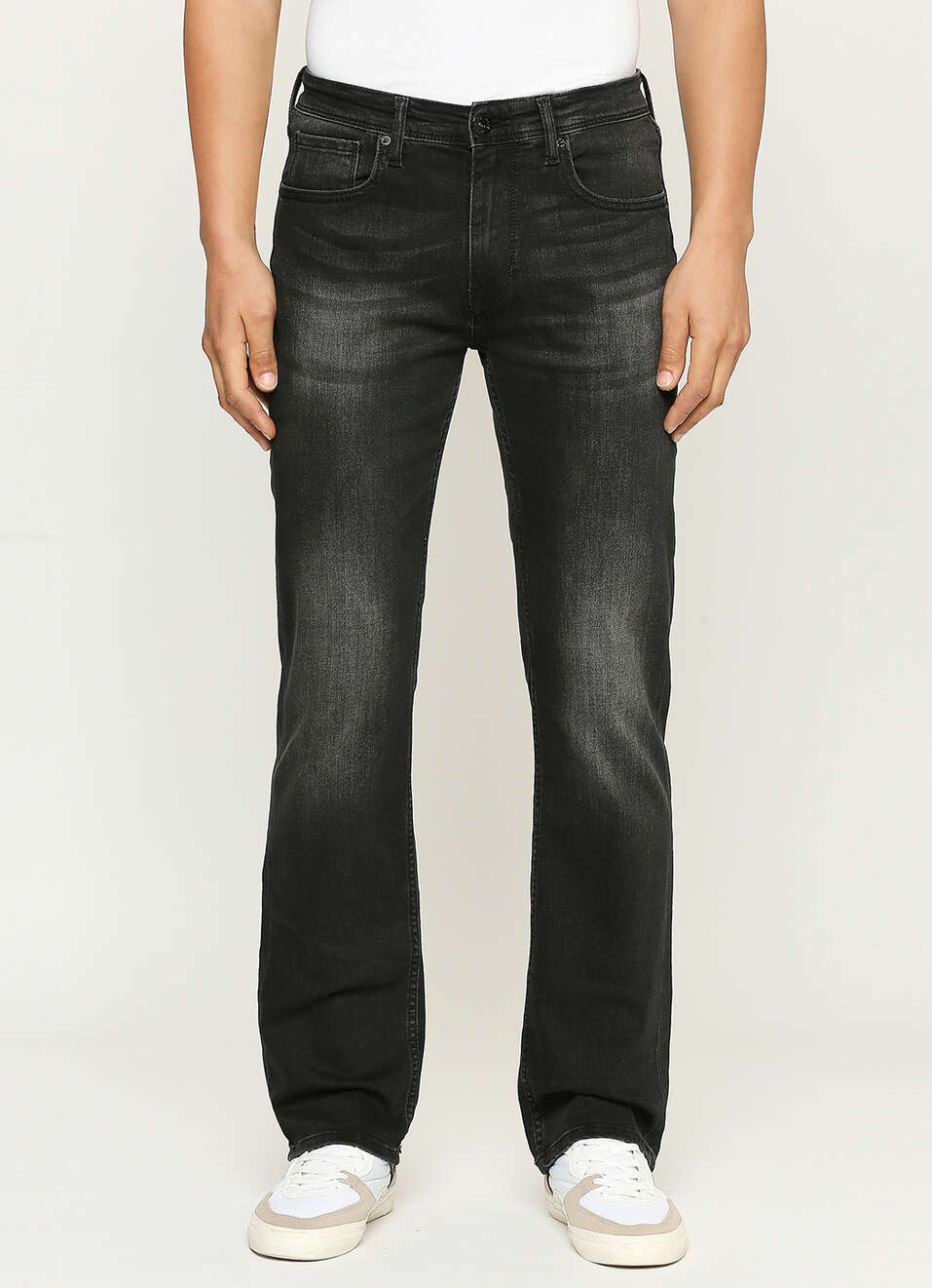 Holborne Regular Fit Mid Waist Straight Leg Jeans, , large image number 5