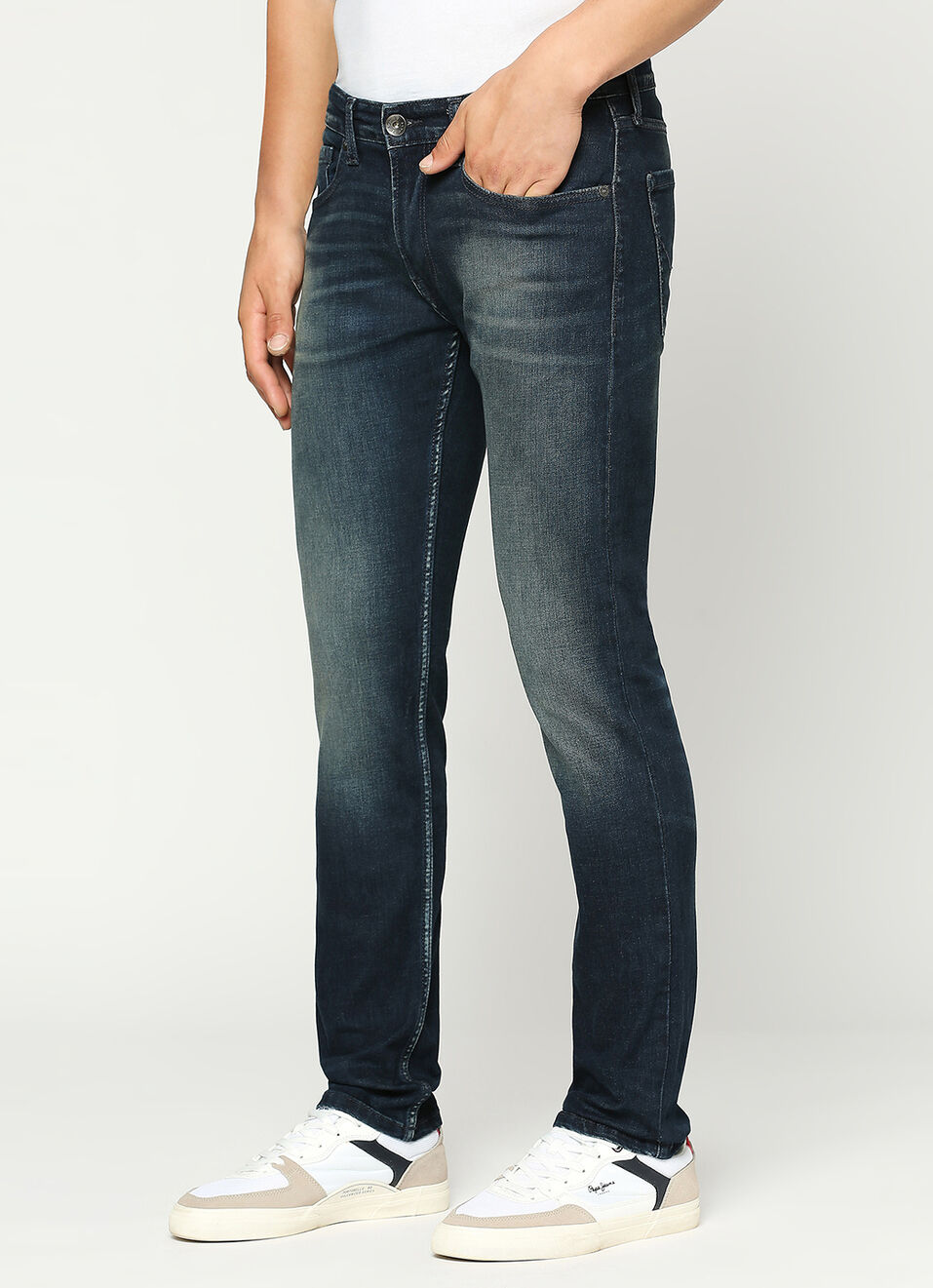 Vapour Slim Fit Mid Waist Jeans, , large image number 5