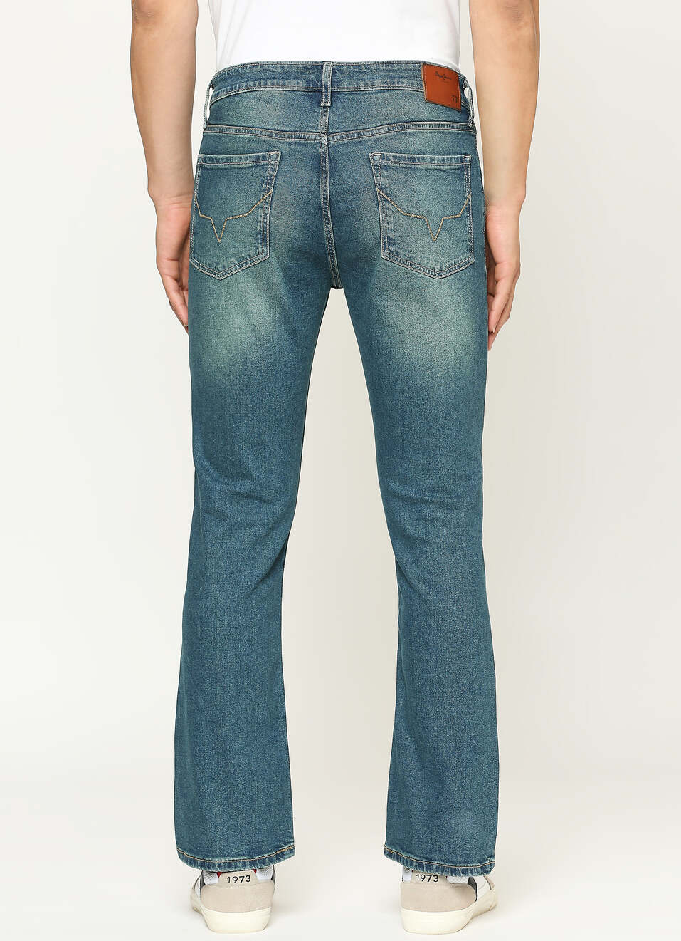 Bootcut Fit Mid Waist Straight Leg Jeans, , large image number 1