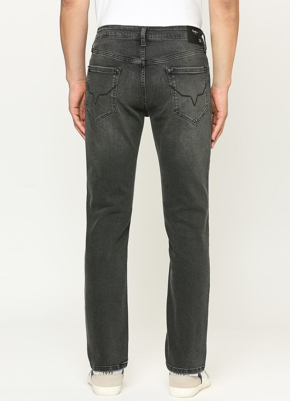 Men Mid Waist Straight Leg Jeans, , large image number 2