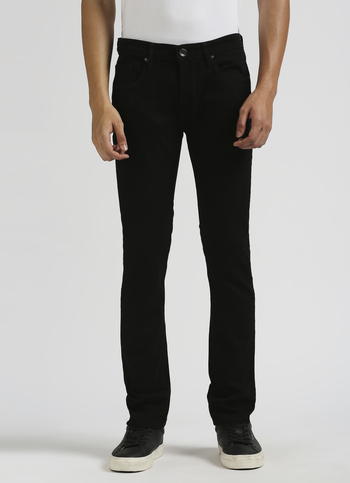 Holborne Blue Mid Rise Straight Fit Jeans