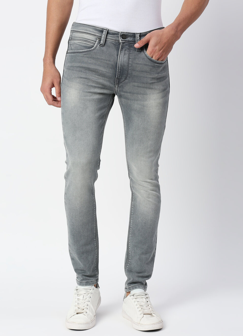 Chinox Super Skinny Fit Mid Waist Jeans, , large image number 1