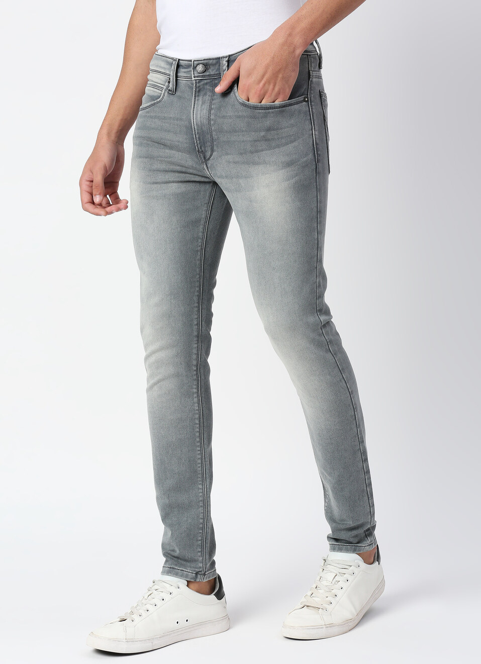 Chinox Super Skinny Fit Mid Waist Jeans, , large image number 3