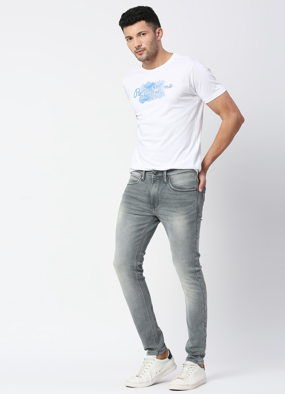 Chinox Super Skinny Fit Mid Waist Jeans, , large image number 5