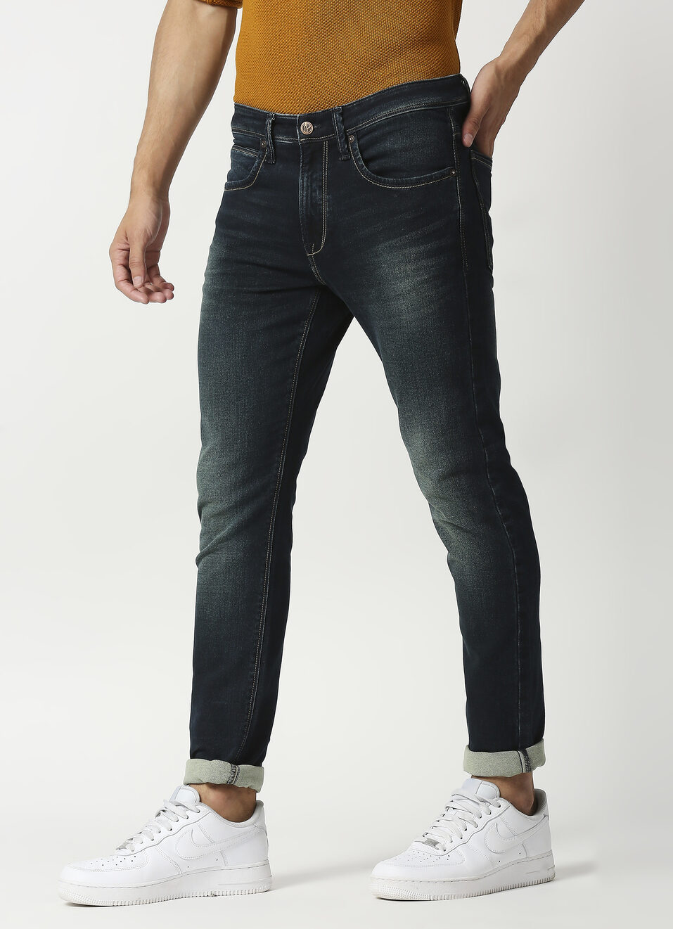 Chinox Super Skinny Fit Mid Waist Jeans, , large image number 3