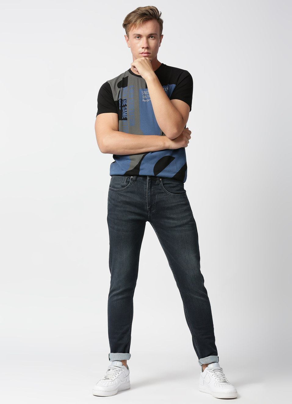 Chinox Super Skinny Fit Mid Waist Jeans, , large image number 0