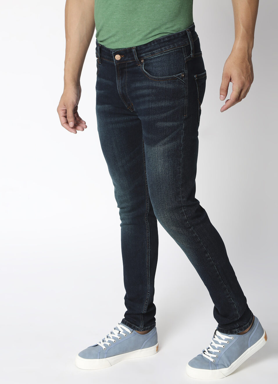 Tapered Vapour Fit Low Waist Jeans, , large image number 3