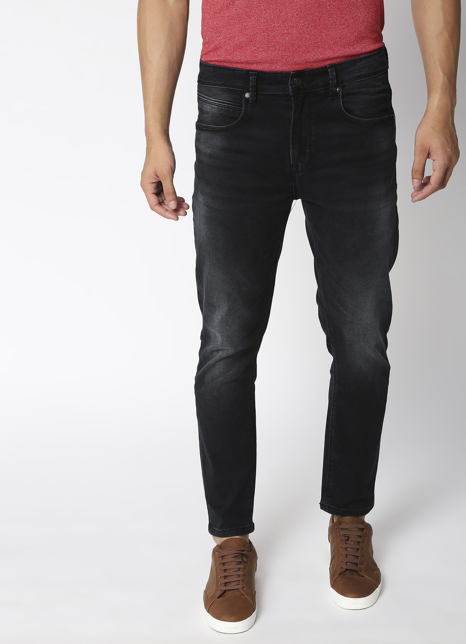 Chinox Ankle Super Skinny Fit Mid Waist Ankle Jeans, , large image number 1