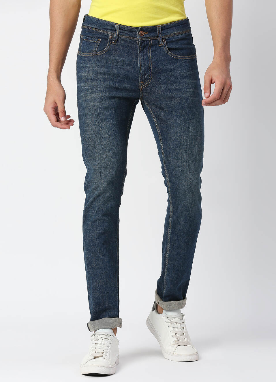 Vapour Slim Fit Mid Waist Jeans, , large image number 1