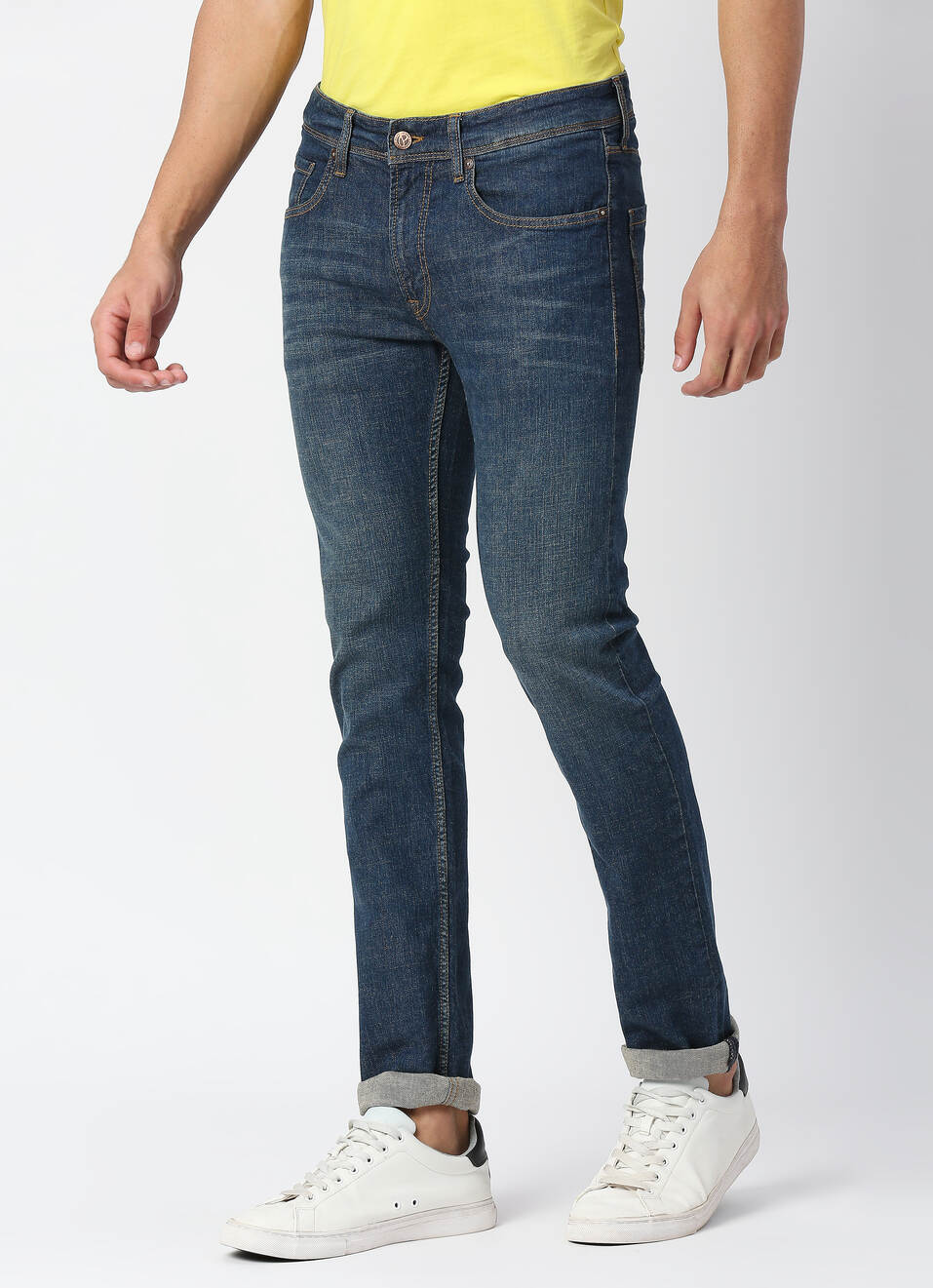 Vapour Slim Fit Mid Waist Jeans, , large image number 3