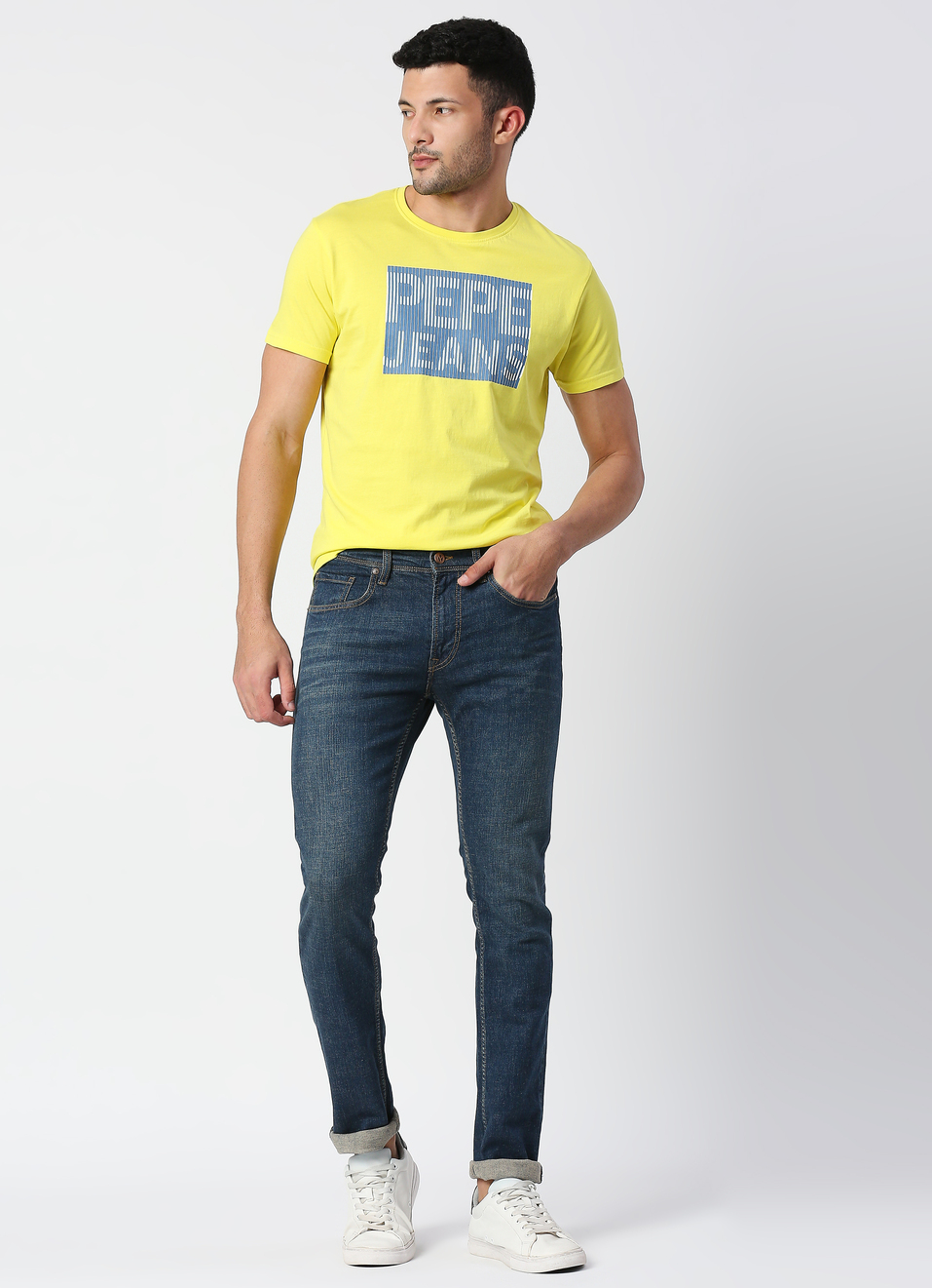 Vapour Slim Fit Mid Waist Jeans, , large image number 0