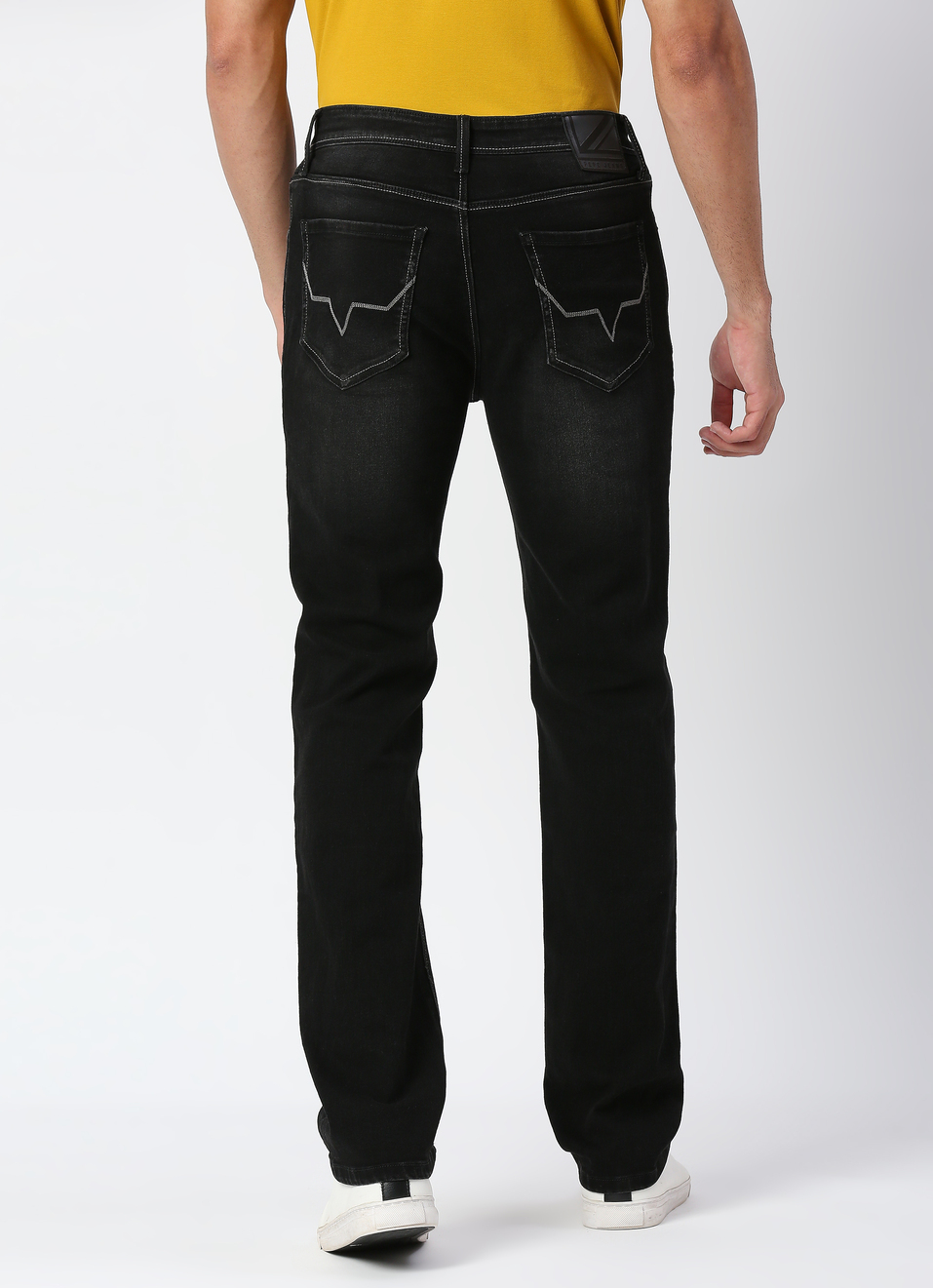 Kingston Relaxed Fit Mid Waist Straight Leg Jeans, , large image number 2