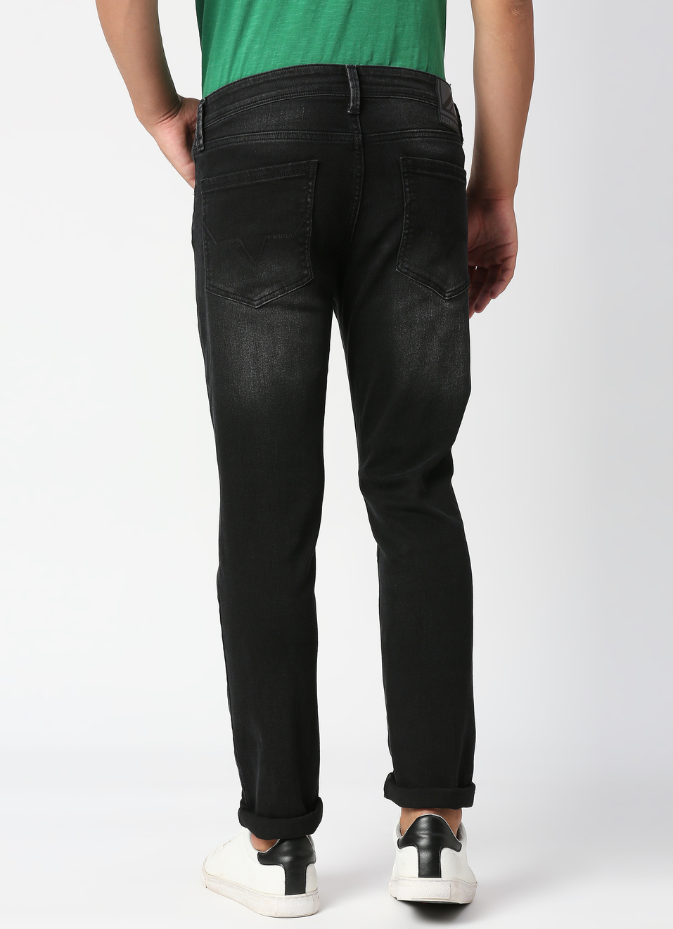 Tapered Vapour Fit Low Waist Jeans, , large image number 2