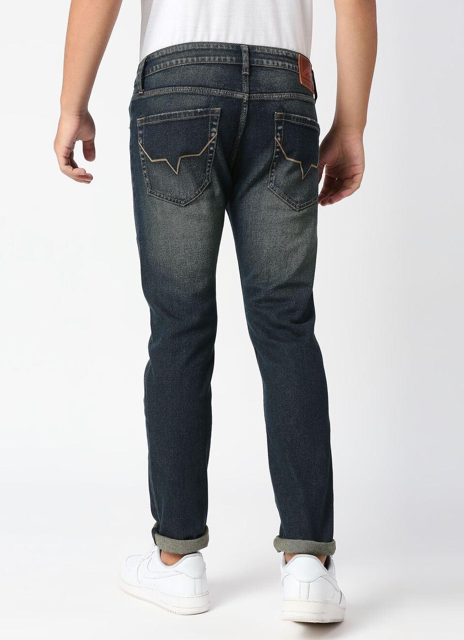 Tapered Vapour Fit Low Waist Jeans, , large image number 2