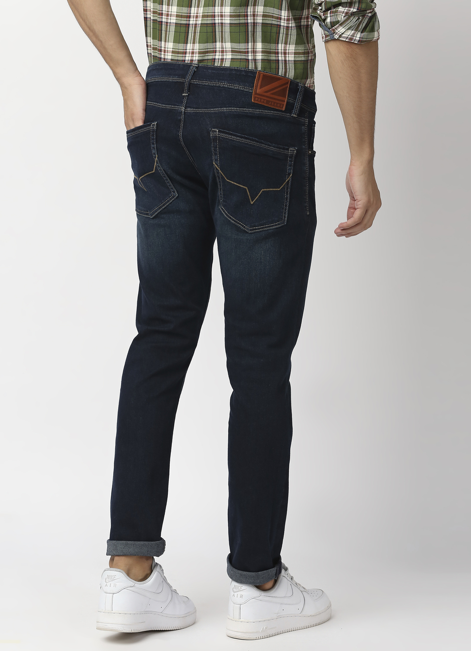 Tapered Vapour Fit Low Waist Jeans, , large image number 2