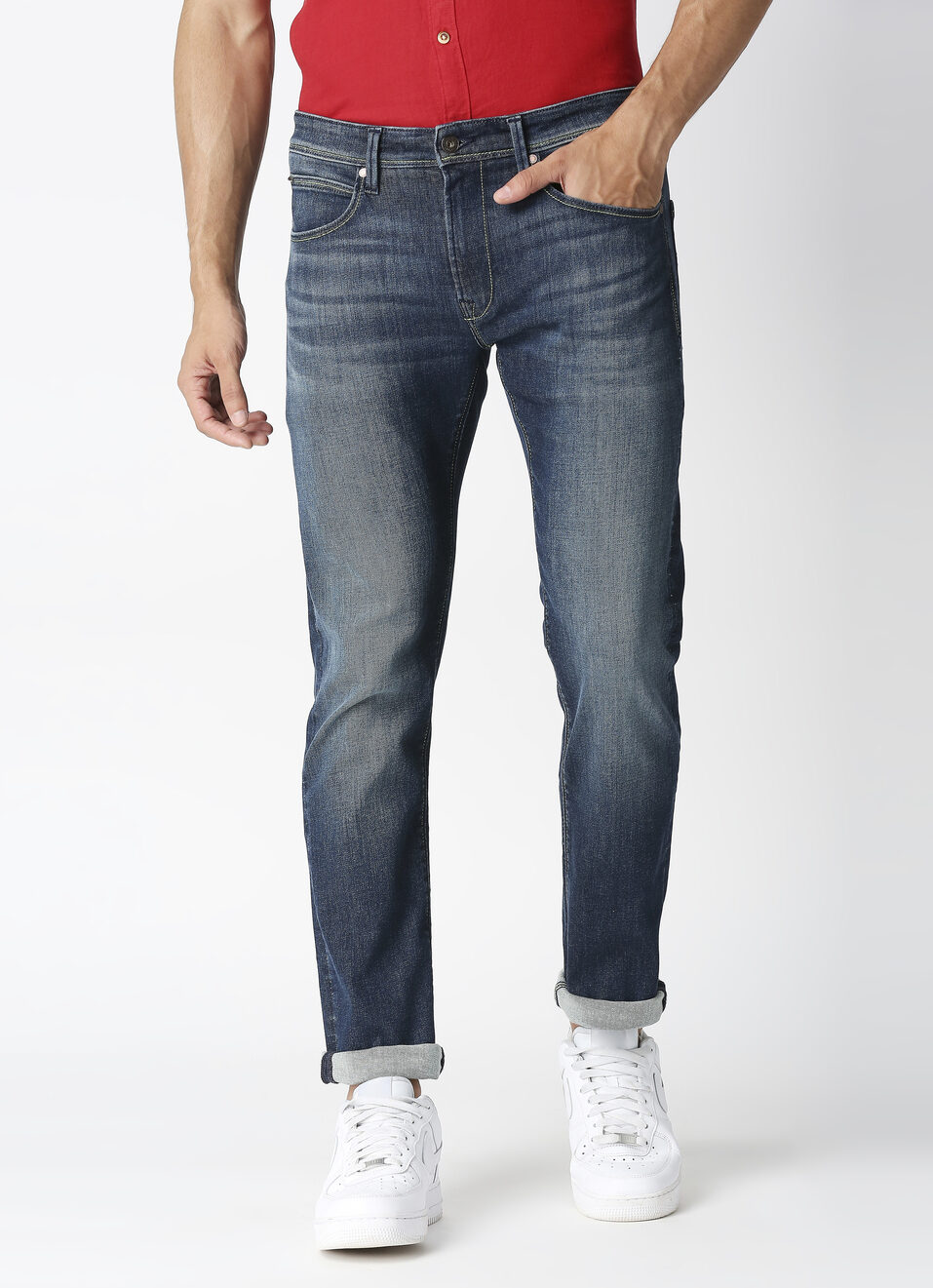 Vapour Slim Fit Mid Waist Jeans, , large image number 5