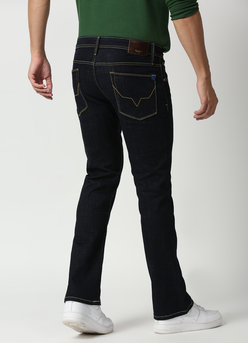 Bootcut Slim Fit Mid Waist Boot Leg Jeans, , large image number 2