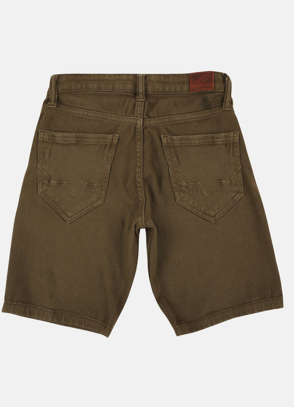 Peak Slim Fit Mid Waist Denim Shorts, , large image number 1