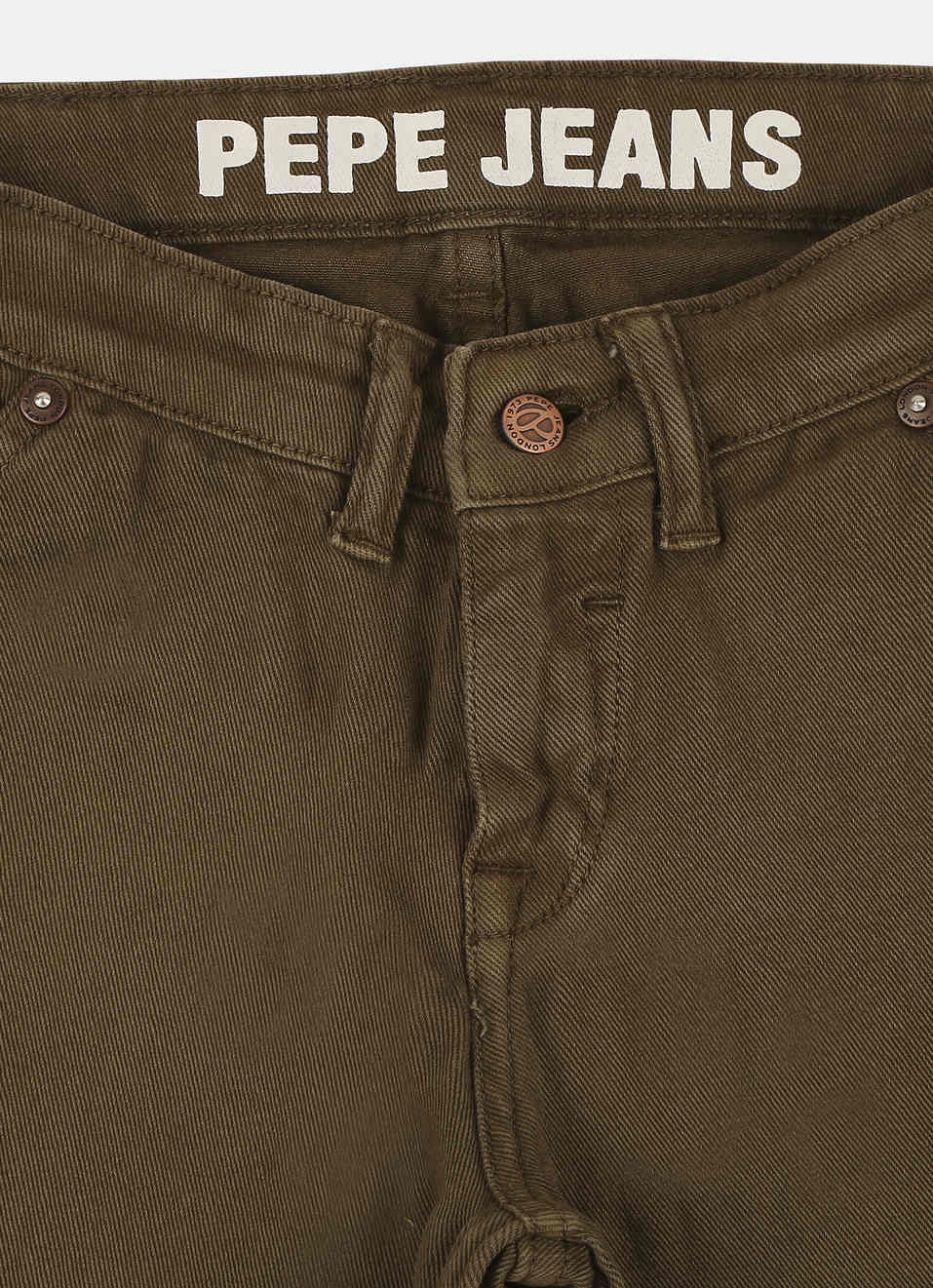 Peak Slim Fit Mid Waist Denim Shorts, , large image number 2