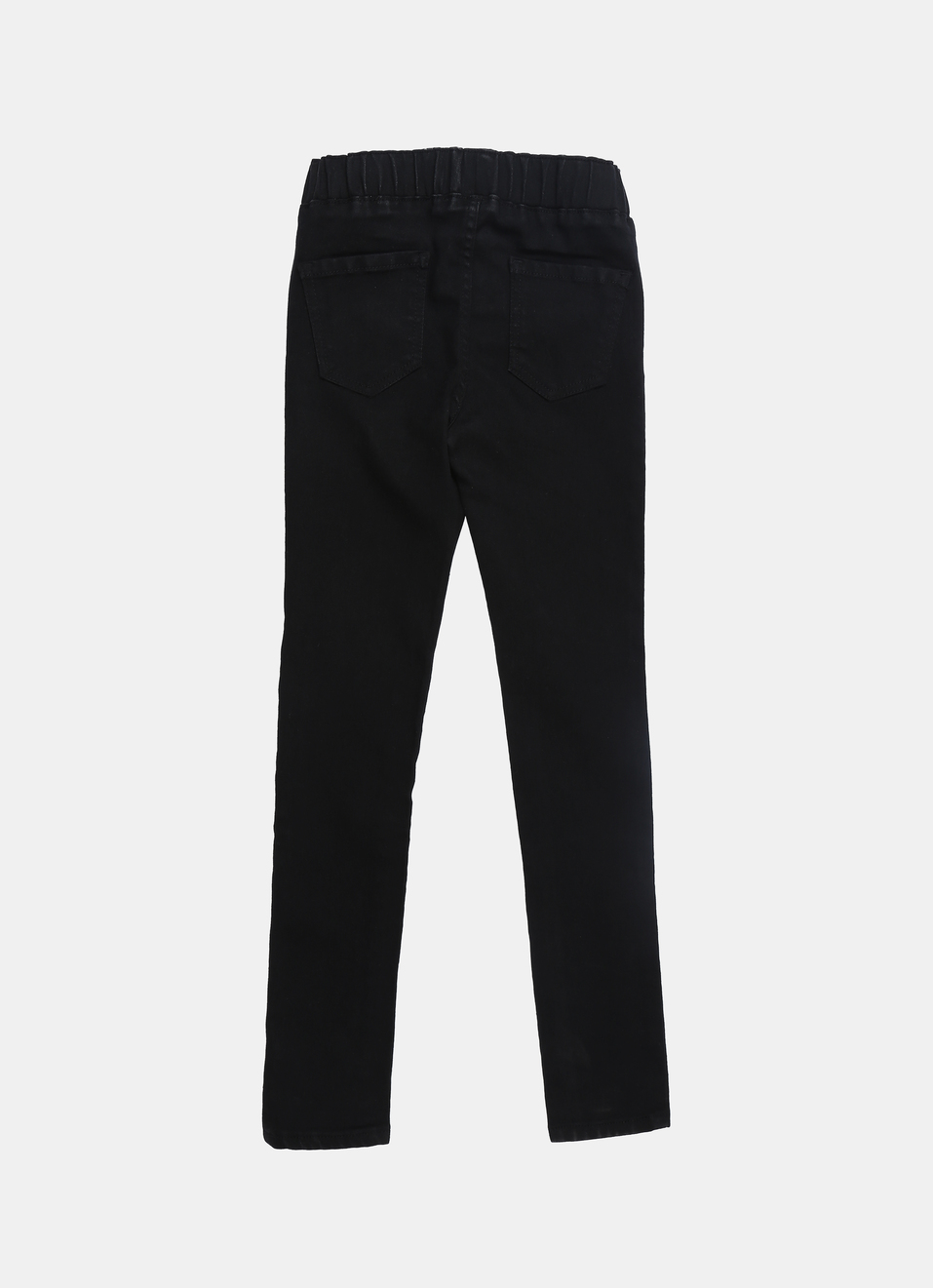 Fern Black Pull On Jegging, , large image number 1