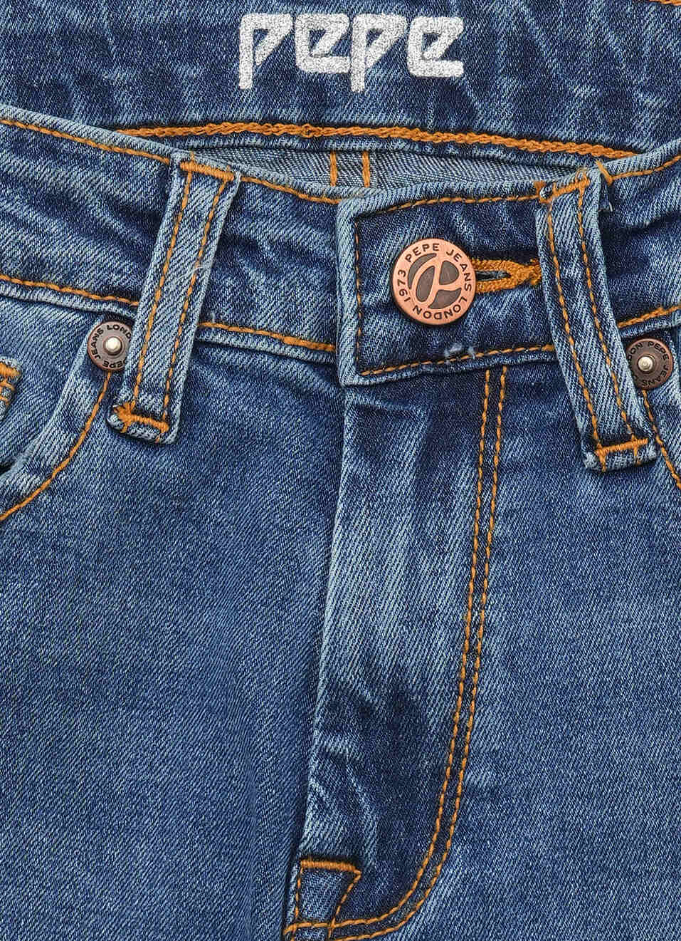 Pixlette Distressed High Rise Denim, , large image number 3